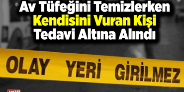 Bilecik'te av tüfeğini temizlerken kendisini vuran kişi tedavi altına alındı