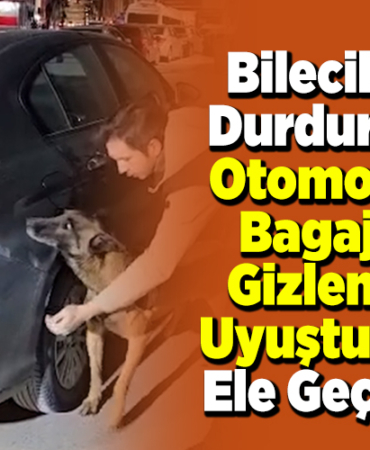 Bilecik'te, durdurulan otomobilin bagajında gizlenmiş uyuşturucu ele geçirildi