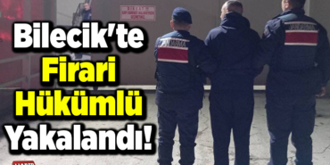 Bilecik'te firari hükümlü yakalandı