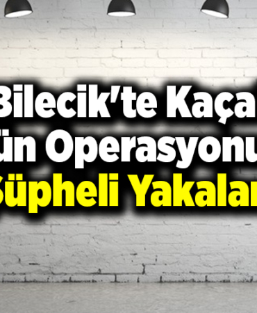 Bilecik'te kaçak tütün operasyonunda 1 şüpheli yakalandı