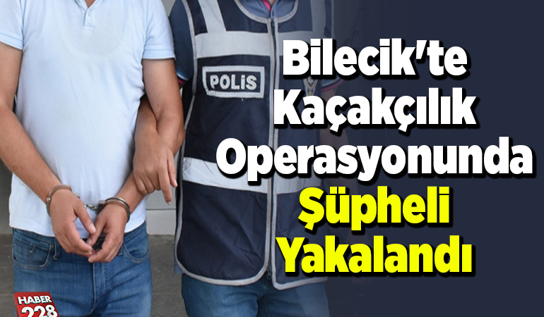 Bilecik’te kaçakçılık operasyonunda şüpheli yakalandı