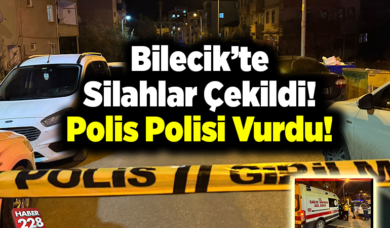 Bilecik’te polis memurunun silahla yaraladığı meslektaşı hastaneye kaldırıldı