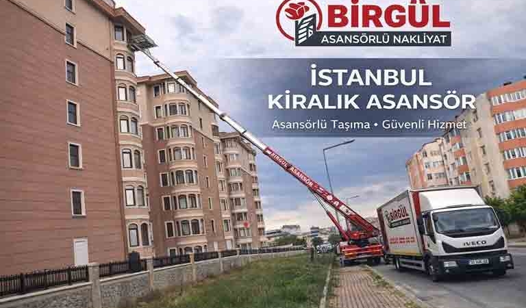 İstanbul kiralık Asansör