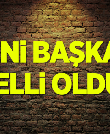 Yeni başkan belli oldu