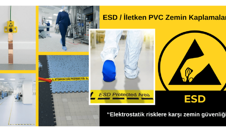 Profesyonel ESD Zemin Tuna Zemin’de