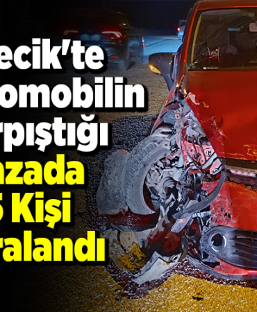 Bilecik'te iki otomobilin çarpıştığı kazada 5 kişi yaralandı