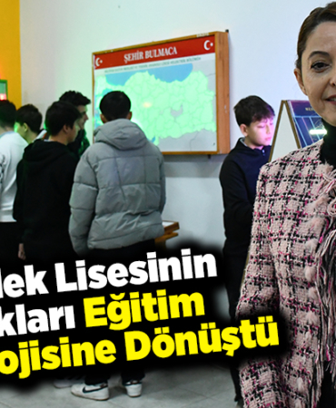 Meslek lisesinin atıkları eğitim teknolojisine dönüştü
