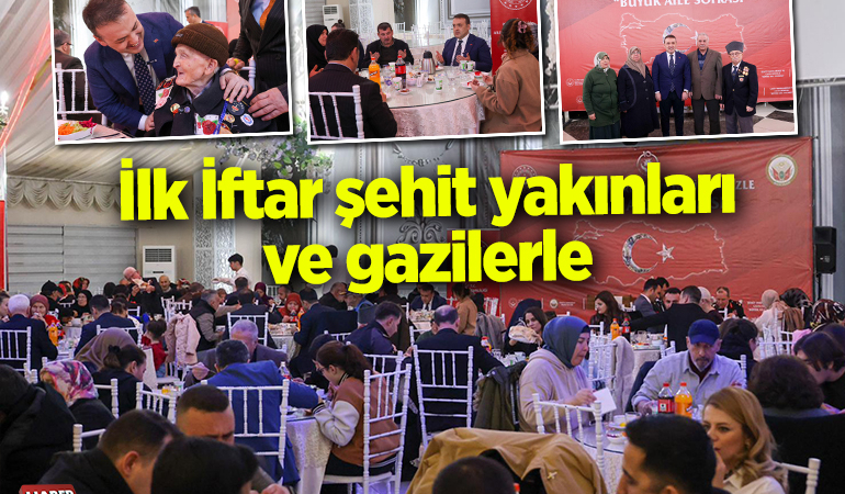 Bilecik Valisi Sözer, şehit yakınları ve gazilerle iftarda buluştu