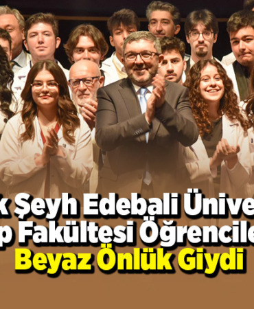 Bilecik Şeyh Edebali Üniversitesi Tıp Fakültesi öğrencileri beyaz önlük giydi