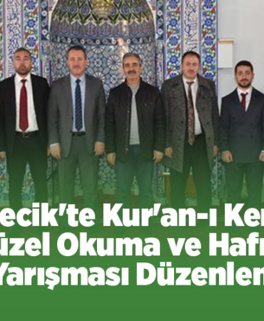 Bilecik'te Kur'an-ı Kerim'i Güzel Okuma ve Hafızlık Yarışması düzenlendi