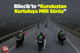 Bilecik'te Kuruluştan Kurtuluşa Milli Sürüş etkinliği yapıldı
