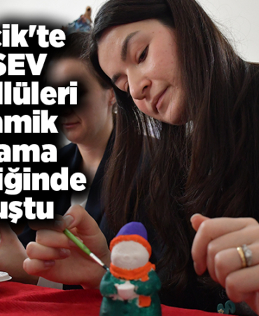 Bilecik'te LÖSEV gönüllüleri seramik boyama etkinliğinde buluştu