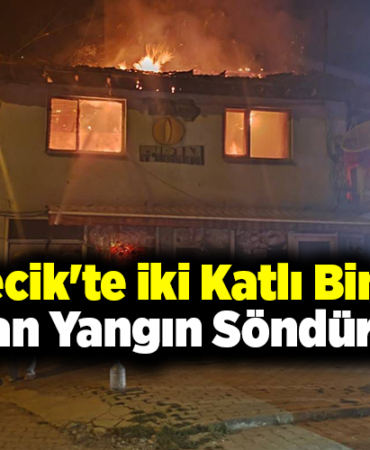 Bilecik'te iki katlı binada çıkan yangın söndürüldü