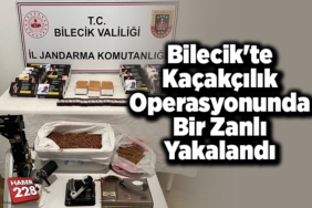 Bilecik'te kaçakçılık operasyonunda bir zanlı yakalandı