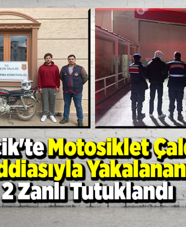 Bilecik'te motosiklet çaldığı iddiasıyla yakalanan 2 zanlı tutuklandı
