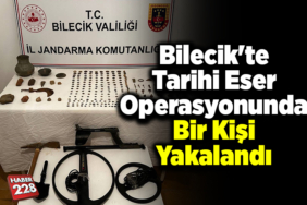 Bilecik'te tarihi eser operasyonunda bir kişi yakalandı