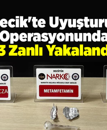 Bilecik'te uyuşturucu operasyonunda 3 zanlı yakalandı