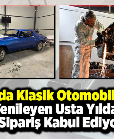 Hurda klasik otomobilleri yenileyen usta yılda 3 sipariş kabul ediyor