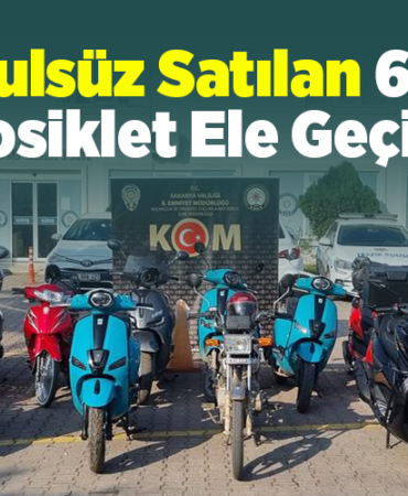 Usulsüz satılan 658 motosiklet ele geçirildi