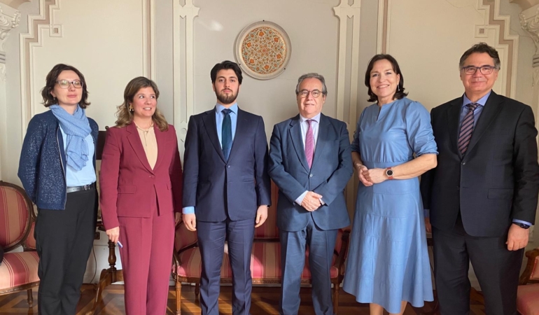 Avrupa Konseyi Raportörü Zana Gümüş, Portekiz Anayasa Mahkemesi Başkanı ile Görüştü