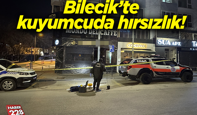 Bilecik’te kuyumcuyu soydukları öne sürülen şüphelilerin yakalanması için çalışma başlatıldı