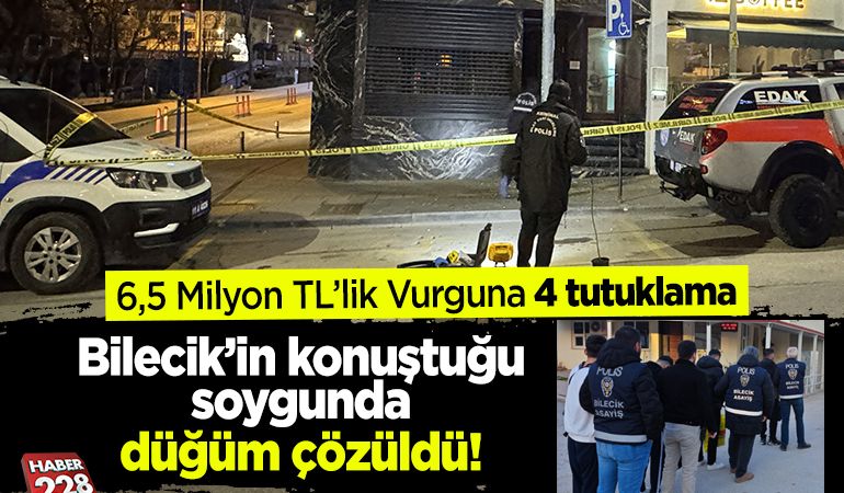 Bilecik’in konuştuğu soygunda düğüm çözüldü!