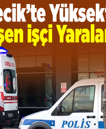 Bilecik'te enjeksiyon makinesinden düşen işçi yaralandı