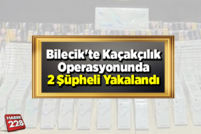 Bilecik'te kaçakçılık operasyonunda 2 zanlı yakalandı