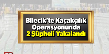 Bilecik'te kaçakçılık operasyonunda 2 zanlı yakalandı