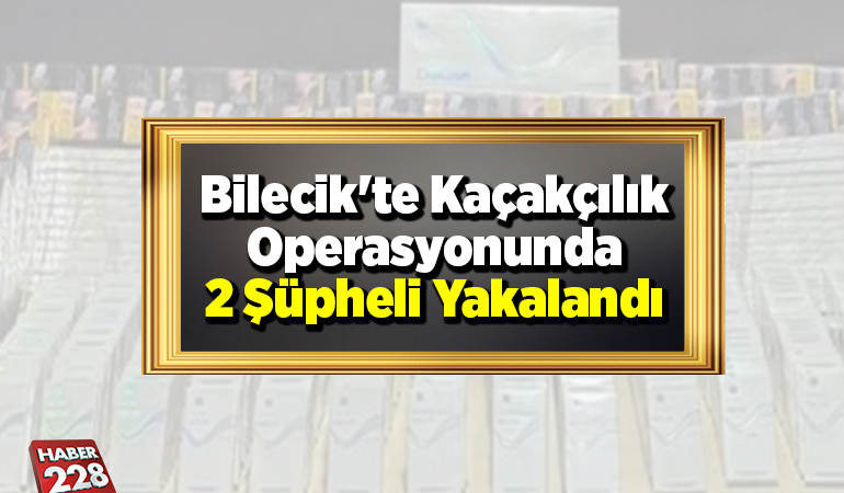 Bilecik’te kaçakçılık operasyonunda 2 zanlı yakalandı