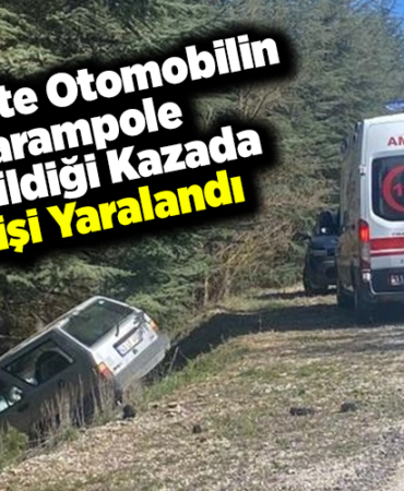 Bilecik'te otomobilin şarampole devrildiği kazada 2 kişi yaralandı