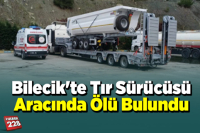 Bilecik'te tır sürücüsü aracında ölü bulundu