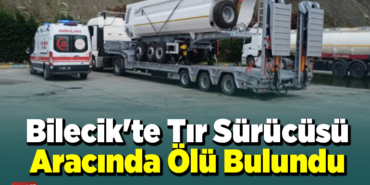 Bilecik'te tır sürücüsü aracında ölü bulundu