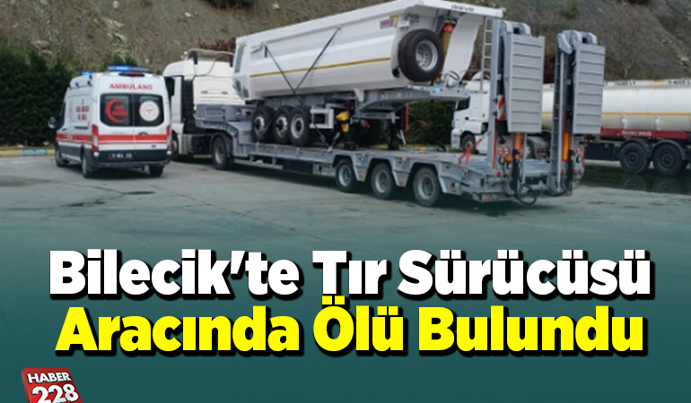 Bilecik’te tır sürücüsü aracında ölü bulundu