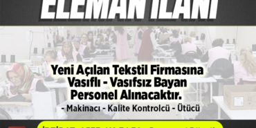 Eleman ilanı