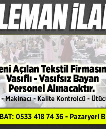 Eleman ilanı