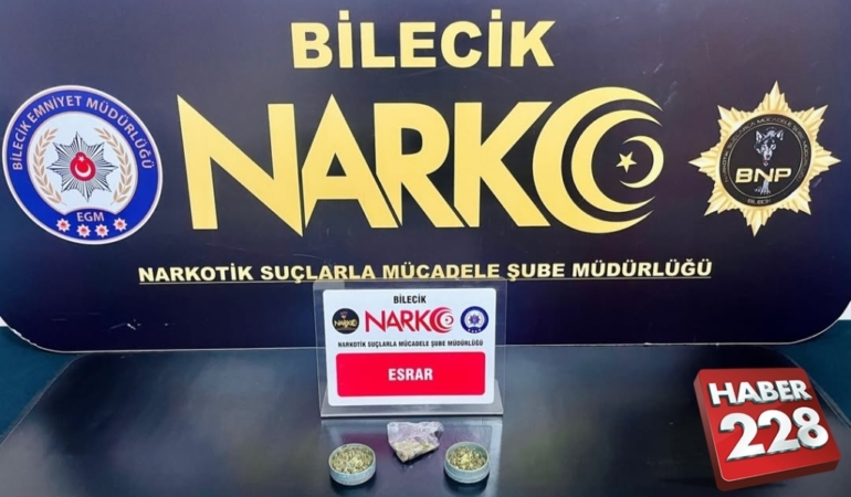 Bilecik’te uyuşturucu operasyonunda 4 zanlı yakalandı