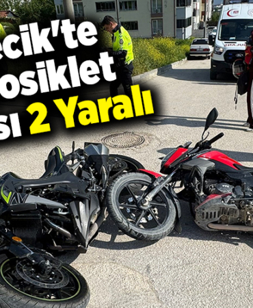 Bilecik'te Motosiklet Kazası 2 Yaralı