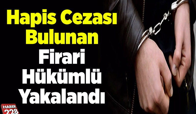 Bilecik’te firari hükümlü yakalandı