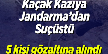 Bilecik'te kaçak kazı yapan 5 kişi yakalandı