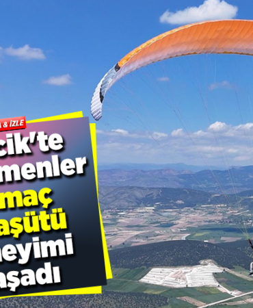 Bilecik'te öğretmenler yamaç paraşütü deneyimi yaşadı