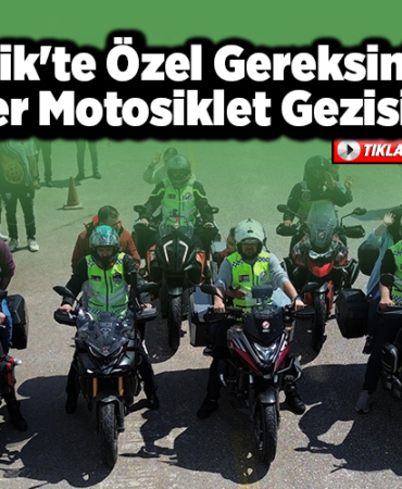 Bilecik'te özel gereksinimli bireyler motosiklet gezisi yaptı