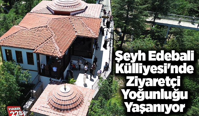 Şeyh Edebali Külliyesi’nde ziyaretçi yoğunluğu yaşanıyor