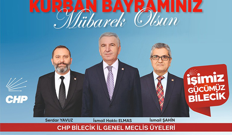 CHP İl Genel Meclis Üyeleri Kurban Bayramı Mesajı