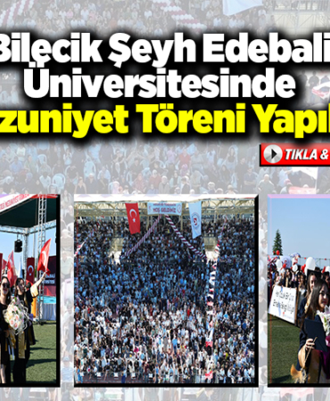 Bilecik Şeyh Edebali Üniversitesinde mezuniyet töreni yapıldı
