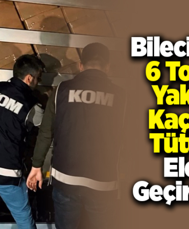 Bilecik'te 6 tona yakın kaçak tütün ele geçirildi