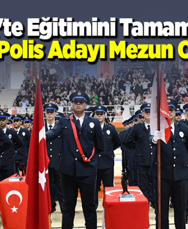 Bilecik'te eğitimini tamamlayan 303 polis adayı mezun oldu