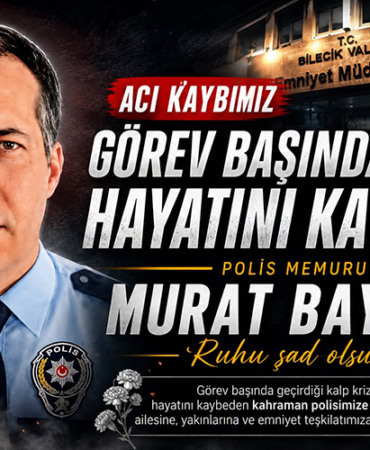Bilecik'te görev başında kalp krizi geçiren polis hayatını kaybetti