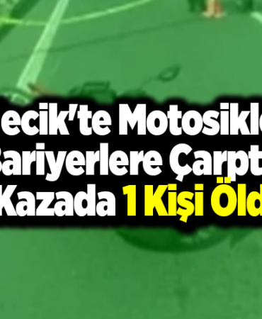 Bilecik'te motosikletin bariyerlere çarptığı kazada 1 kişi öldü