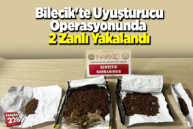Bilecik'te uyuşturucu operasyonunda 2 zanlı yakalandı